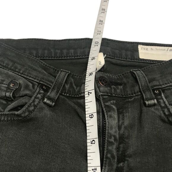 Rag & Bone Dark Olive Skinny Jeans - Picture 6 of 8